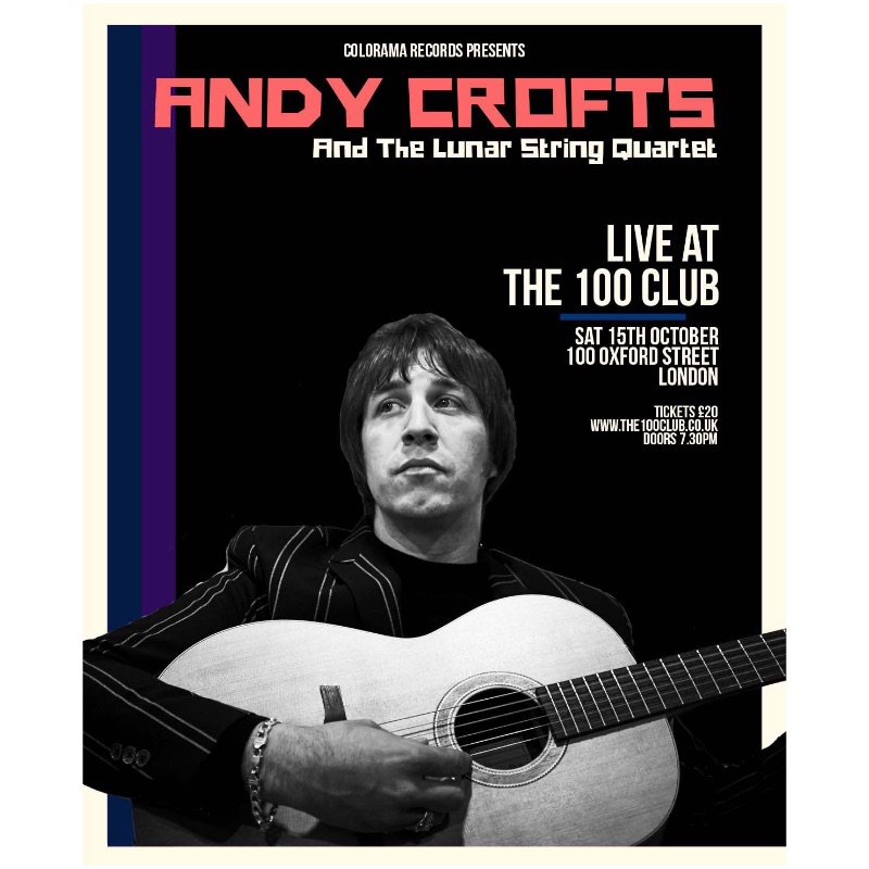 The 100 Club - Sat 15th Oct news item at Andy Crofts
