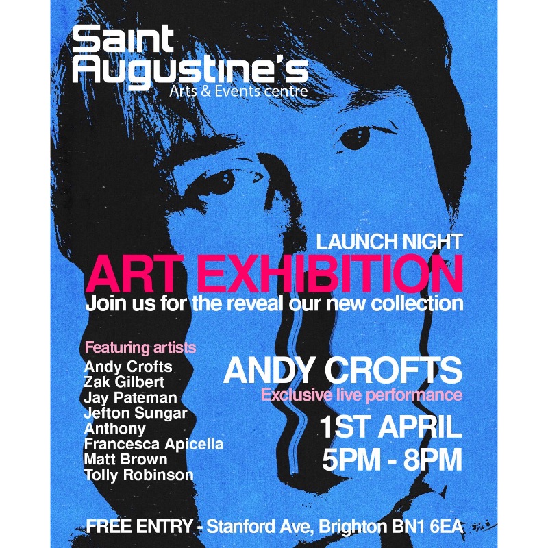 Exhibition in Brighton news item at Andy Crofts